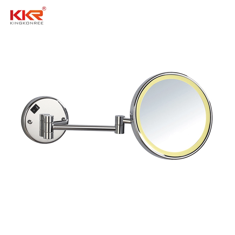 Hochwertiger, faltbarer Kosmetikspiegel für Badezimmer – leicht, einfach zu verstauen, ideal für kleine Badezimmer. 1