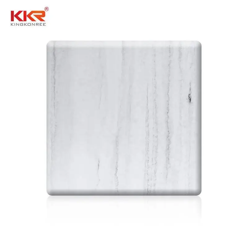 A superfície contínua de mármore artificial do teste padrão da textura cobre KKR - M8810 1