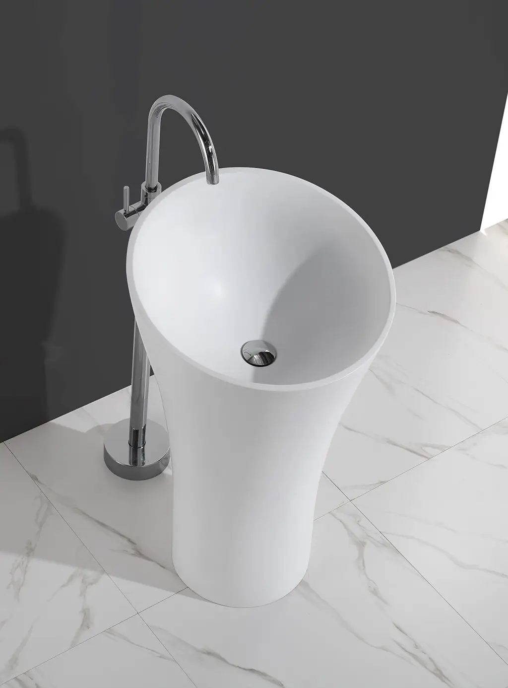 KingKonree professional free standing bathroom sink vanity design for motel 2