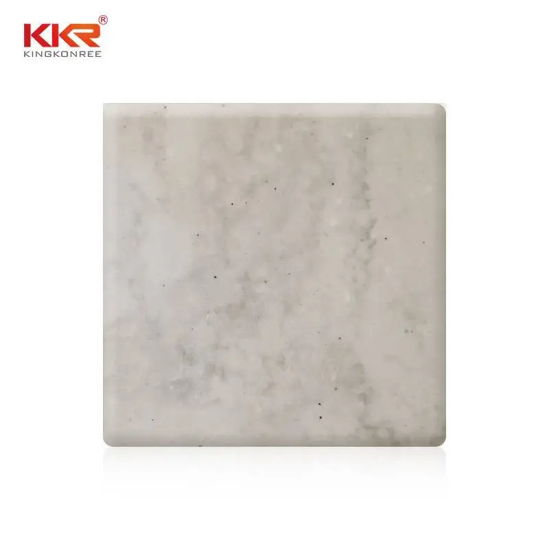 Hoja superficial sólida de acrílico puro de piedra artificial con el modelo de textura KKR-M6801 1