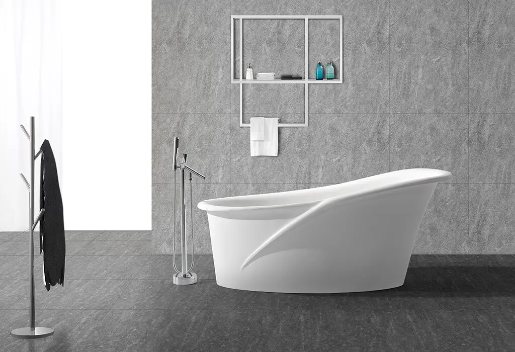 KingKonree black bathroom tubs custom for hotel 2
