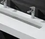 KingKonree wall mounted sink with backsplash customized for home 4