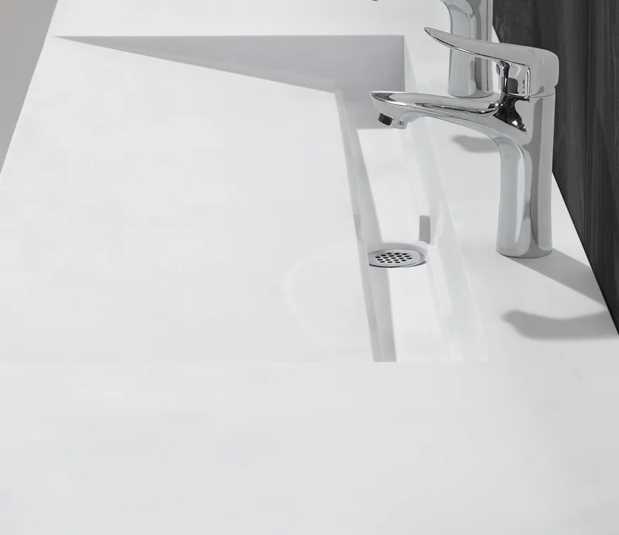KingKonree wall mounted sink with backsplash customized for home 3