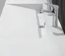 KingKonree wall mounted sink with backsplash customized for home 3