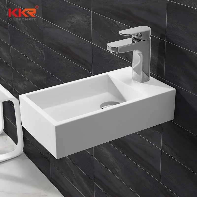 KKR סיטונאי גודל קטן אגן משטח מוצק תלוי על קיר KKR-1105 1