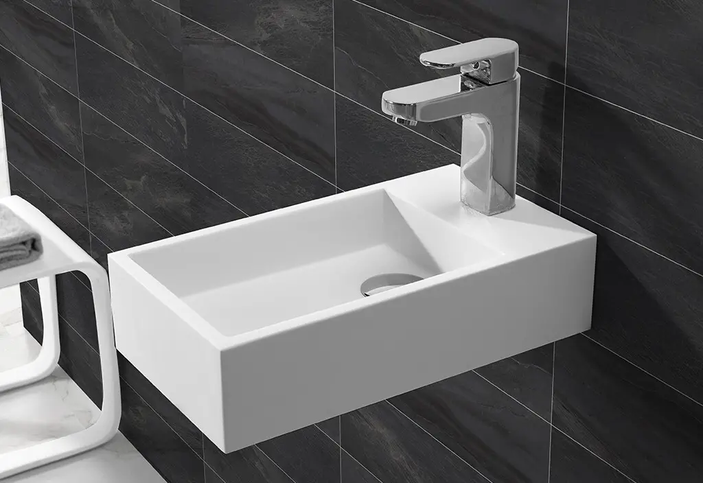 KingKonree wall mount sink with backsplash customized for home 2