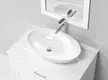 KingKonree black oval above counter basin cheap sample for hotel 2