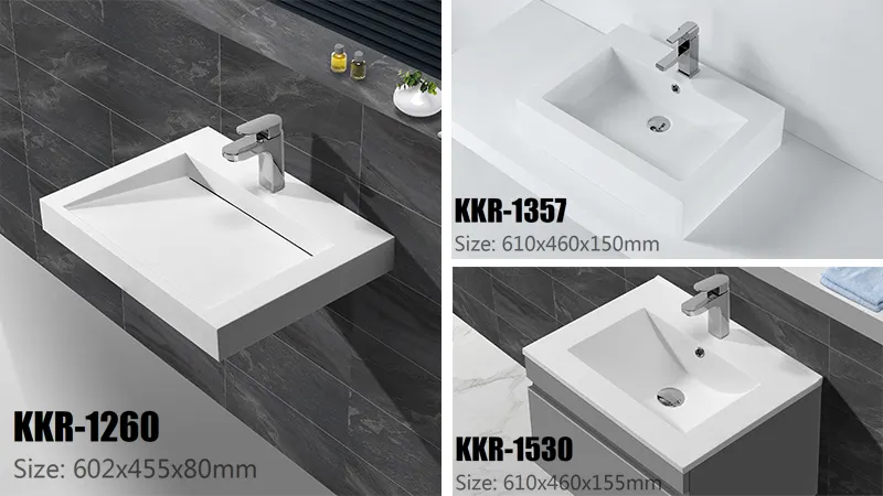 KingKonree basin with cabinet price supplier for hotel 3