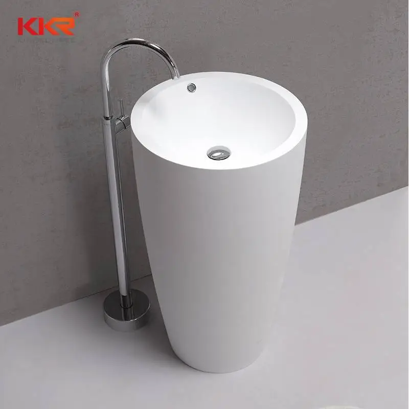 Lavabo freestanding in superficie solida per vendite calde KKR-1594 1