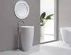 rectangle pedestal sink customized for bathroom 2