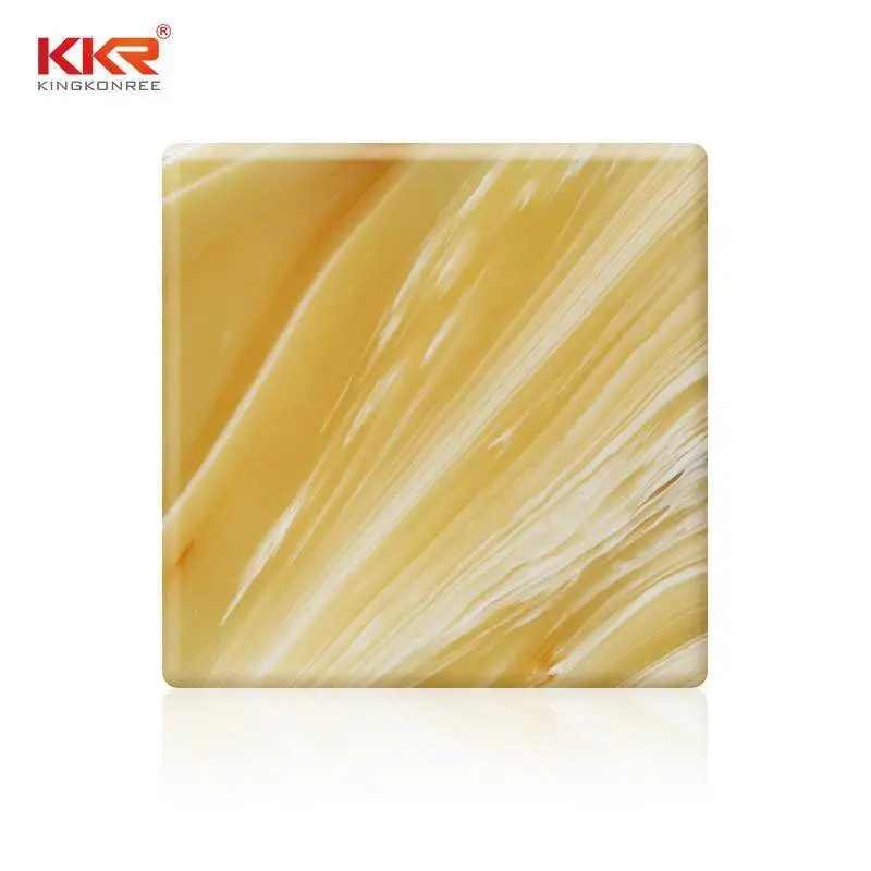KKR Wholesale Acrylic Stone Translucent Solid Surface Sheets KKR-A029 1