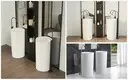 black freestanding vanity sink design for hotel 2