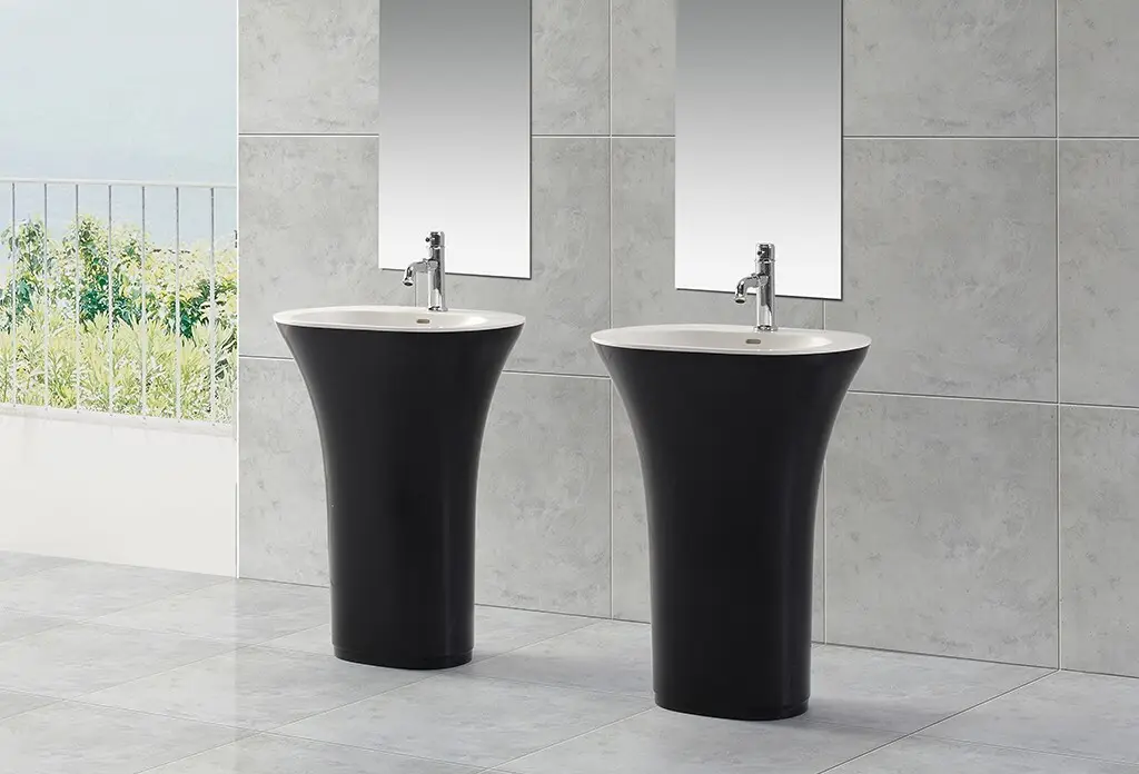 gel freestanding basin sinkfree standing wash hand basins factory price for motel 2