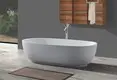KingKonree practical small free standing bath tub custom for bathroom 2