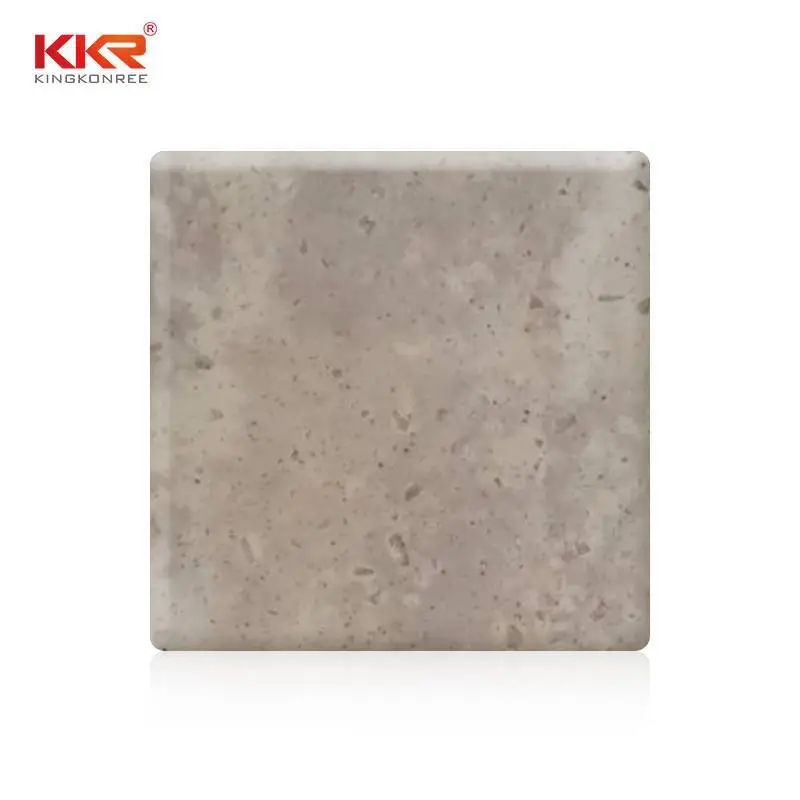 Kunststeen 100% pure acryl massieve oppervlakteplaten met textuurpatroon KKR-M6810 1
