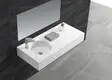 rectangle slim wall hung basin supplier for toilet 2
