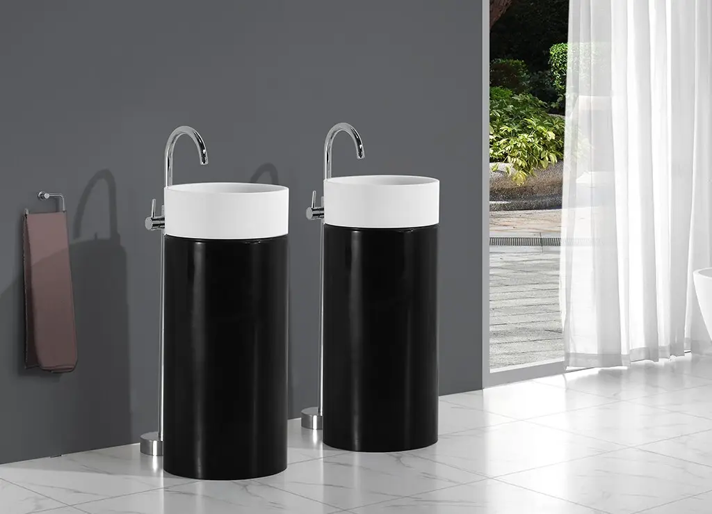 durable pedestal sink supplier for hotel 2