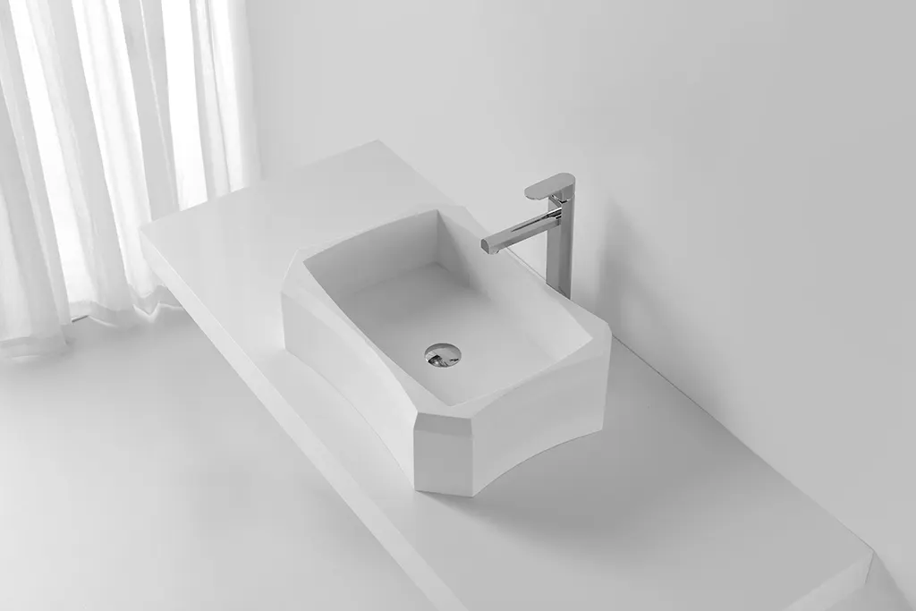 black rectangle above counter basin supplier for hotel 2