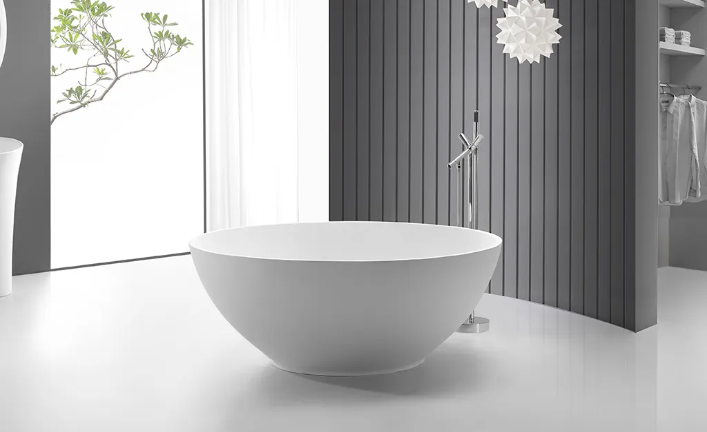 KingKonree quality man made stone bathtub OEM for shower room 2