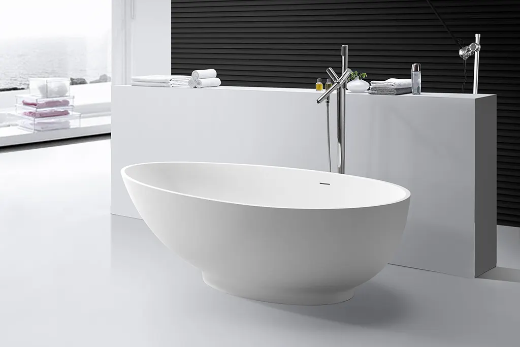 KingKonree modern stand alone bathtub OEM for hotel 2
