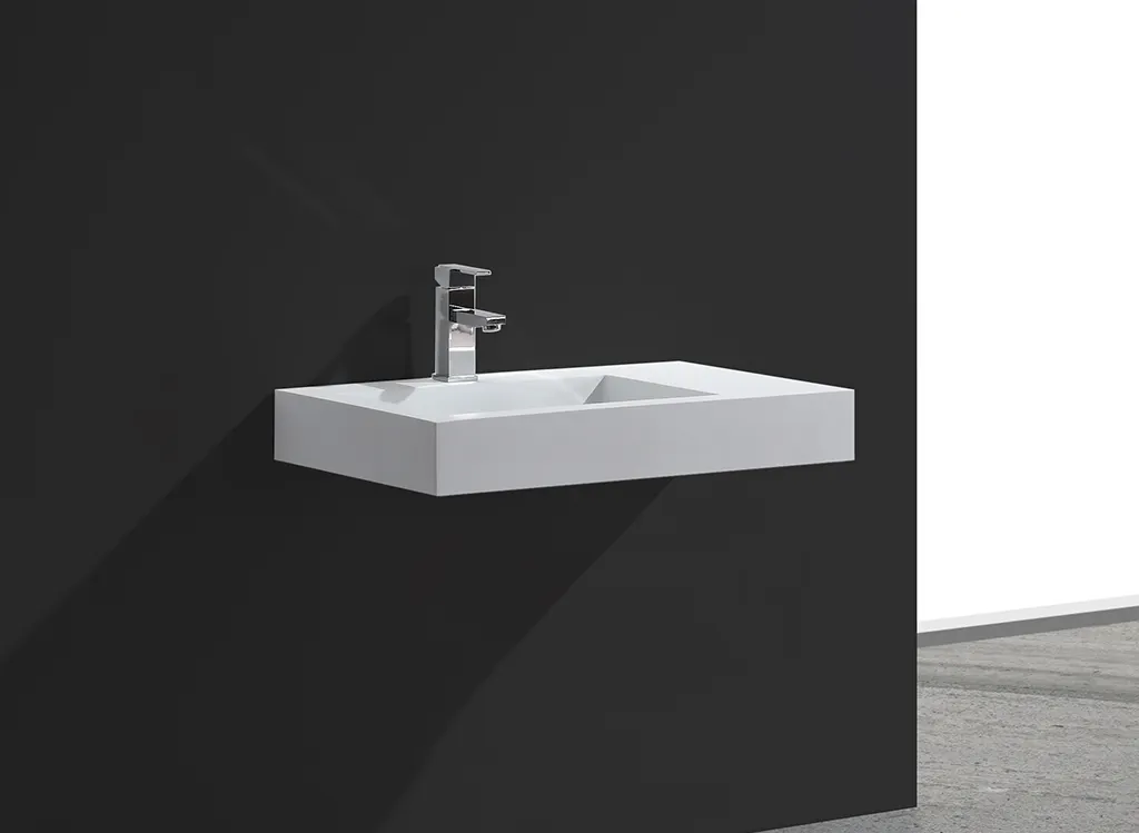KingKonree thin edge round wall hung basin manufacturer for bathroom 2