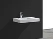 KingKonree thin edge round wall hung basin manufacturer for bathroom 2