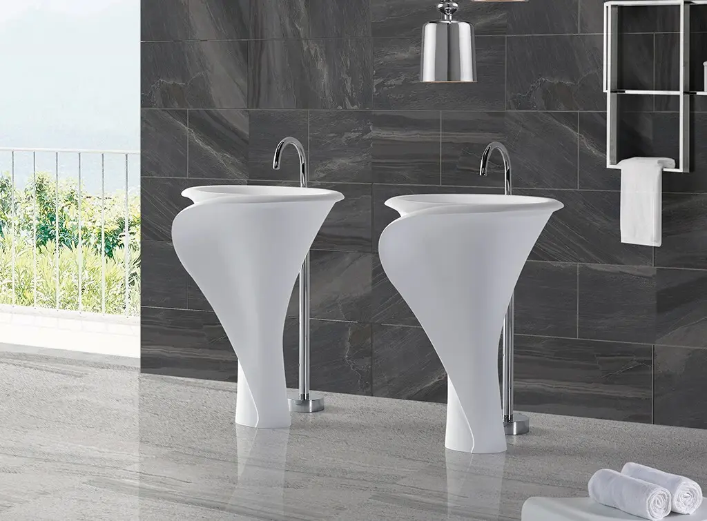 KingKonree basin stands for bathrooms supplier for motel 2