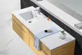 KingKonree sturdy bathroom vanity with basin on top design for motel 2