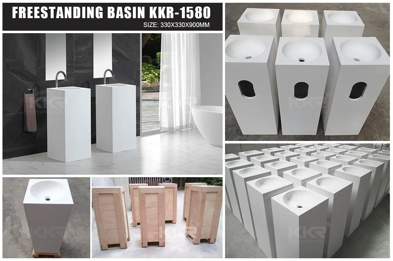 Italian floor standing basin design for home 8