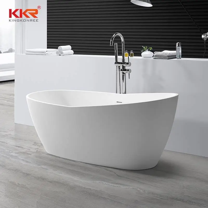 Baignoire à Surface solide blanche de haute qualité, longueur 180cm, KKR-B063 1