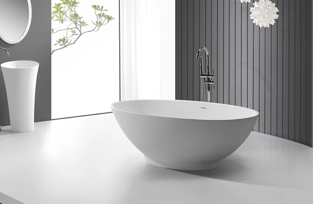 KingKonree quality round freestanding bathtub supplier for bathroom 2
