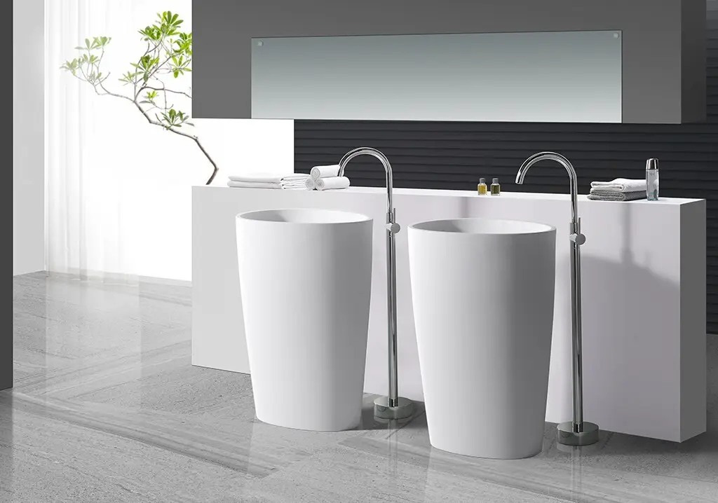 KingKonree shelf round freestanding basin manufacturer for bathroom 2