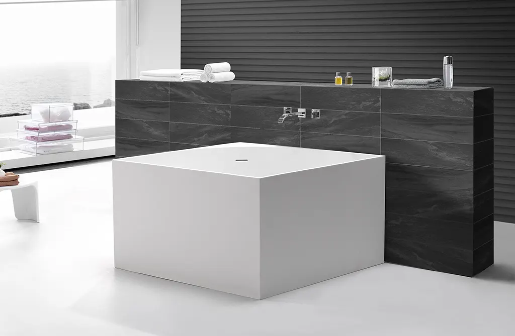 KingKonree artificial stone bathtub ODM for hotel1 2