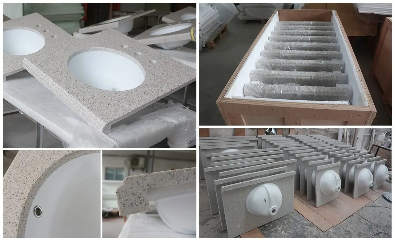 durable 52 inch bathroom vanity top manufacturer for motel 2