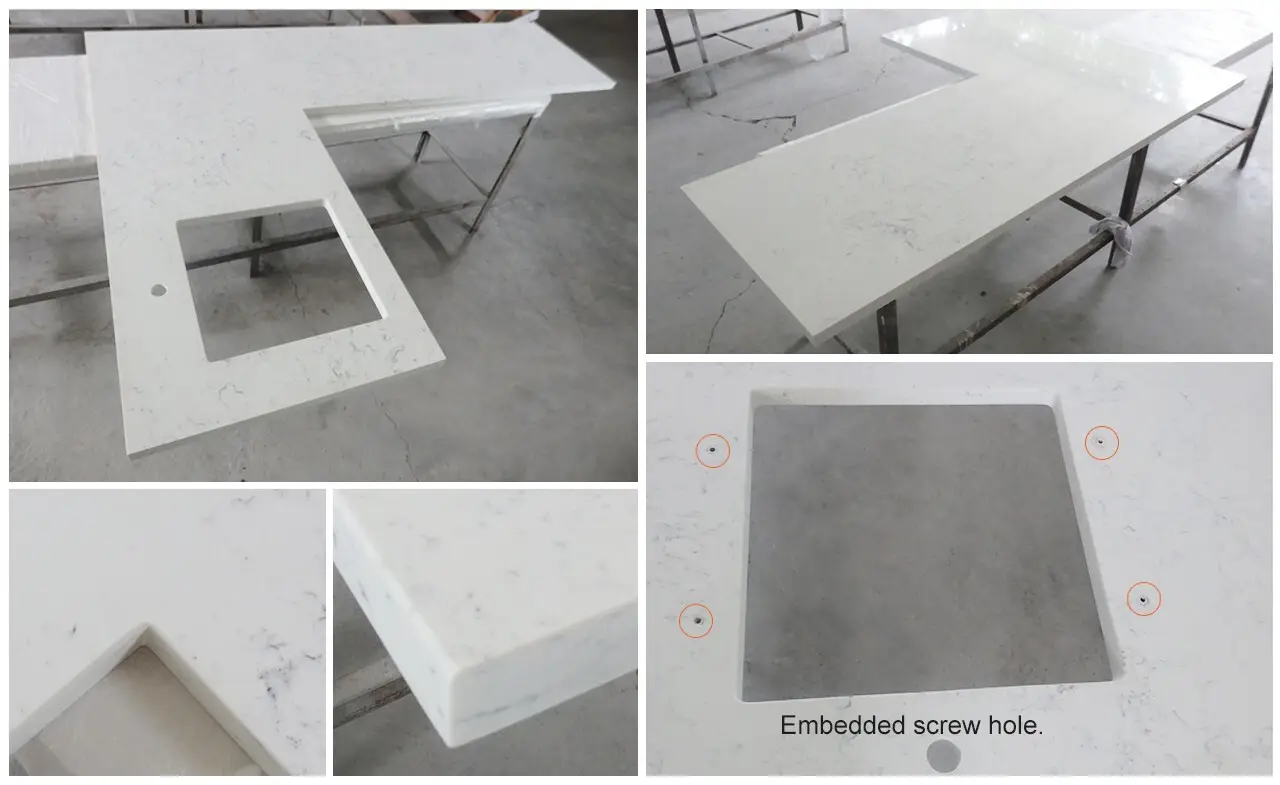 KingKonree practical solid resin worktop manufacturer for kitchen 2