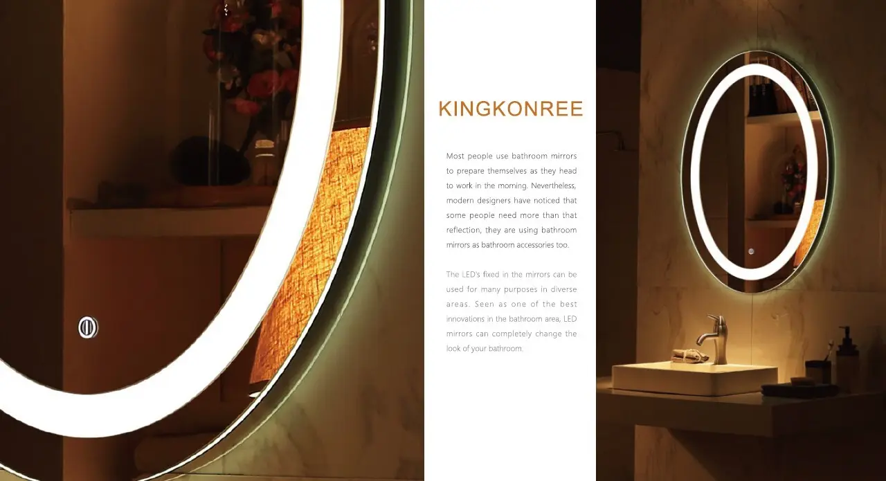 small shaving mirror with led light manufacturer for hotel 2