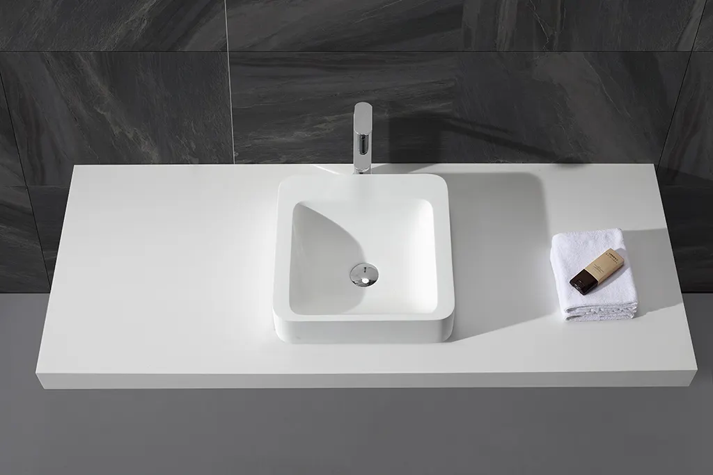 KingKonree rectangle counter top basins design for restaurant 2