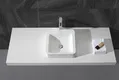 KingKonree rectangle counter top basins design for restaurant 2