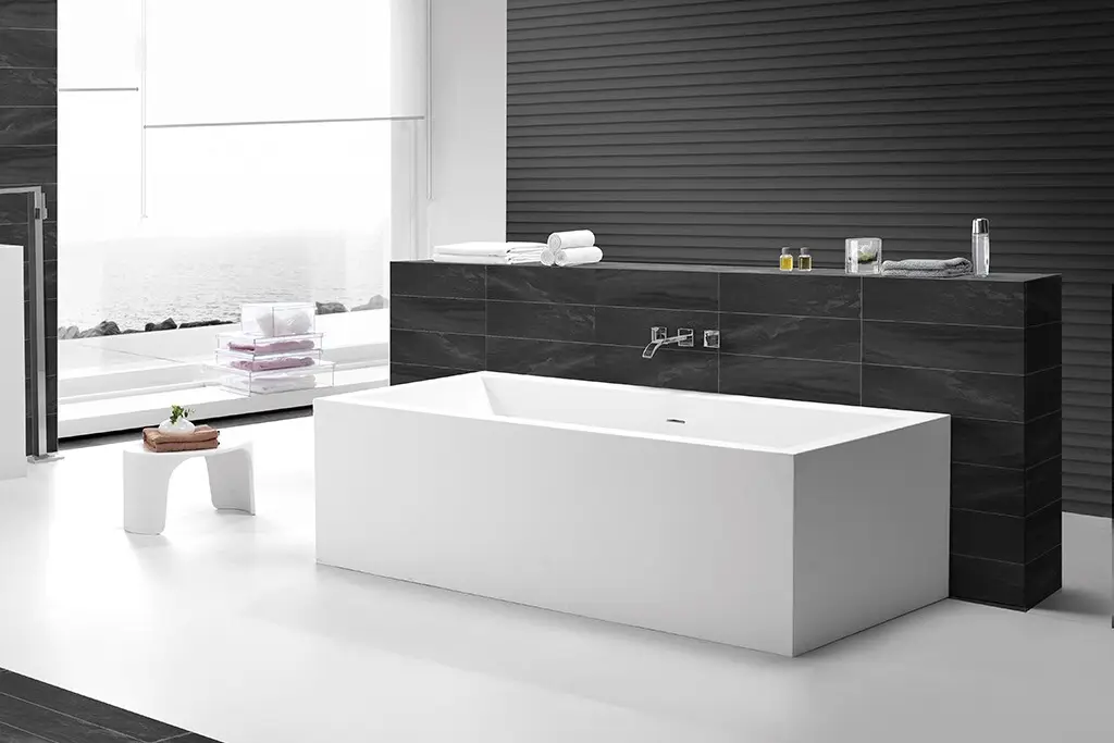 KingKonree overflow affordable freestanding bathtubs ODM for shower room 2