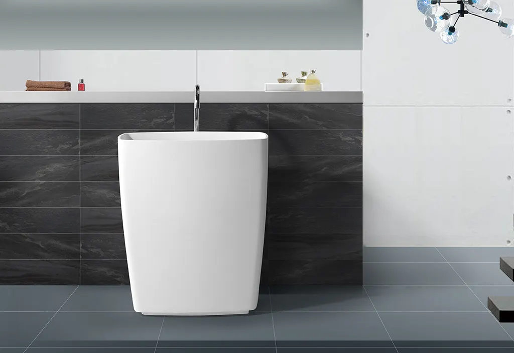 KingKonree height pedestal sink customized for hotel 2