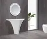 shelf freestanding bathroom basin customized for motel 2