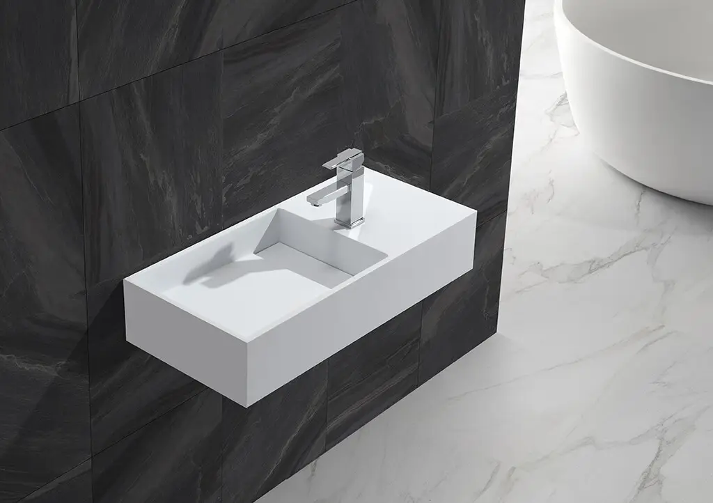 KingKonree wall mounted marble sink sink for hotel 2