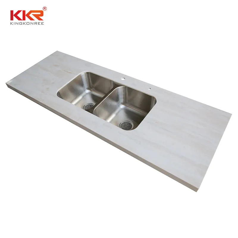 KingKonree solid surface kitchen worktops high-qualtiy for kitchen 1