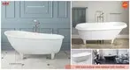 KingKonree white free standing bath for sale free design for shower room 7