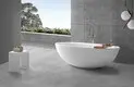 KingKonree artificial stone bathtub at discount for shower room1 2