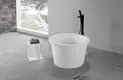 KingKonree white freestanding bathtub at discount for hotel 2