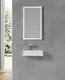 solid wall hung toilet and basin set design for home 2
