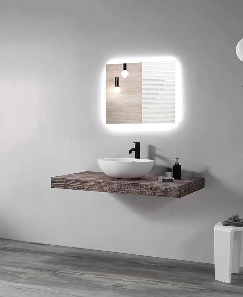 durable square above counter bathroom sink cheap sample for restaurant 2