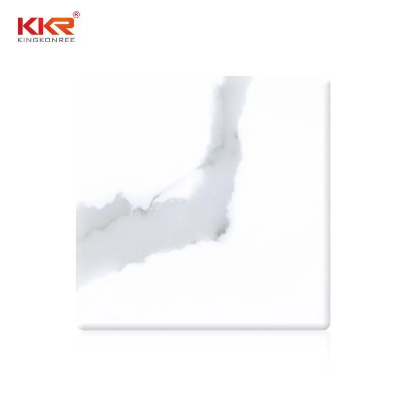 Neu Carrara-Marmorstein-künstliche feste Oberflächenplatte KKR-M069 1