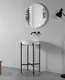KingKonree elegant bathroom above counter basins customized for restaurant 2